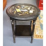 Good Italian Pietra Dura occasional table