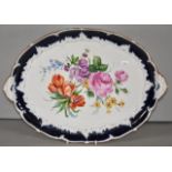 Meissen hand painted platter