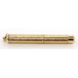 Elizabeth II 9ct yellow gold toothpick