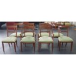 Set of 8 Georgian style dining chairs