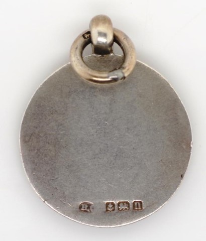 George V sterling silver fob medal - Image 2 of 2