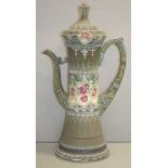 Japanese Meiji moriage ware ewer