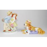 Two Royal Doulton "Childhood memories"figurines