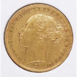 Gold Sovereign dated 1882