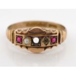 Edwardian 9ct gold ring