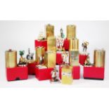 Ten Stuart Delvin silver gilt Christmas boxes