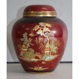 Crown Devon Fieldings ginger jar
