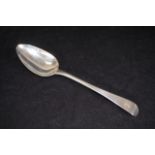 George III sterling silver serving spoon