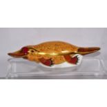 Royal Crown Derby "platypus" paperweight