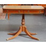 Regency style pedestal hall table