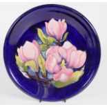 Walter Moorcroft ' Magnolia' shallow bowl