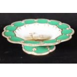 Antique Coalport hand painted comport