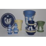 Seven Wedgwood Jasperware ceramics