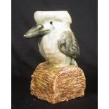 Australian pottery kookaburra form vase