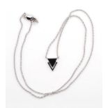 Jan Longan sterling silver pendant and chain