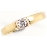 Antique Australian diamond and 18ct gold ring