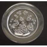 Lalique crystal glass plate