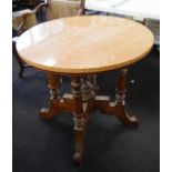 French marble top centre table