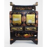 Antique Chinoiserie miniature chest