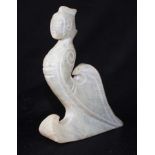 Oriental carved hardstone deity figure