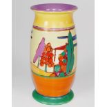 Vintage Clarice Cliff 'Fantasque' vase