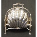 Victorian folding shell form serving dish