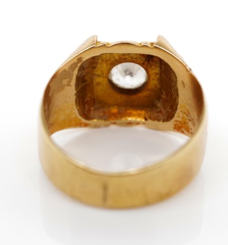 14ct yellow gold ring - Image 4 of 7