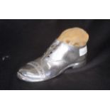 Sterling silver shoe form pin cushion