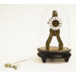 Brass skeleton clock