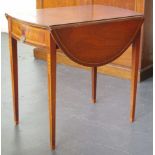 Sheraton style mahogany Pembroke table