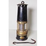 Vintage French SGDG miner's lamp