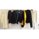 Six various vintage ladies cardigans & tops