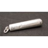 Sterling silver cheroot holder case