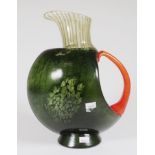 Kosta Boda "Corfu" art glass pitcher