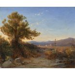 Rottmann, Carl - Umkreis: Südliche Landschaft im Abendlicht Umkreis. Südliche Landschaft im