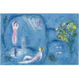 Chagall, Marc: La Carverne des Nymphes La Caverne des Nymphes Farblithographie auf Velin. 1961. 42 x