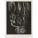 Baselitz, Georg: Schwarze Mutter, Schwarzes Kind Schwarze Mutter, Schwarzes Kind Holzschnitt auf