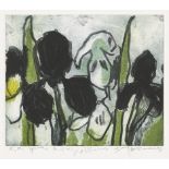 Fußmann, Klaus: Iris Iris Farbradierung auf Velin. 1991/92. 24,7 x 29,8 cm (34 x 39 cm). Signiert "