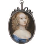 Englisch: um 1660. Bildnis der Frances Walsingham, Lady Sidney um 1660. Bildnis der Frances