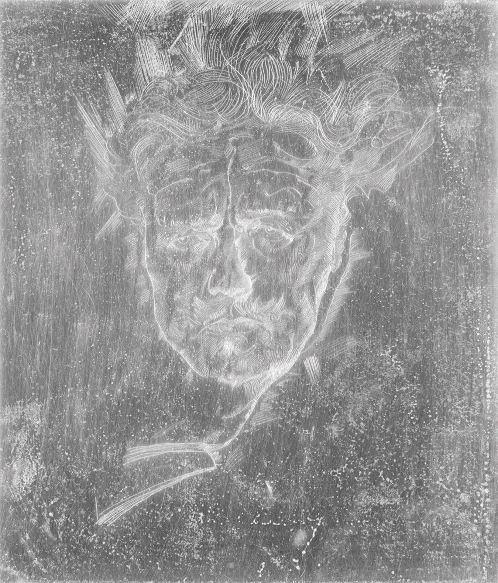 Oppenheimer, Max: August Strindberg August Strindberg Kupferplatte. 1911. 15,7 x 13,5 cm. Vgl. Pabst