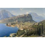 Kips, Erich: Blick auf Torbole mit dem Monte Brione am Gardasee Blick auf Torbole mit dem Monte