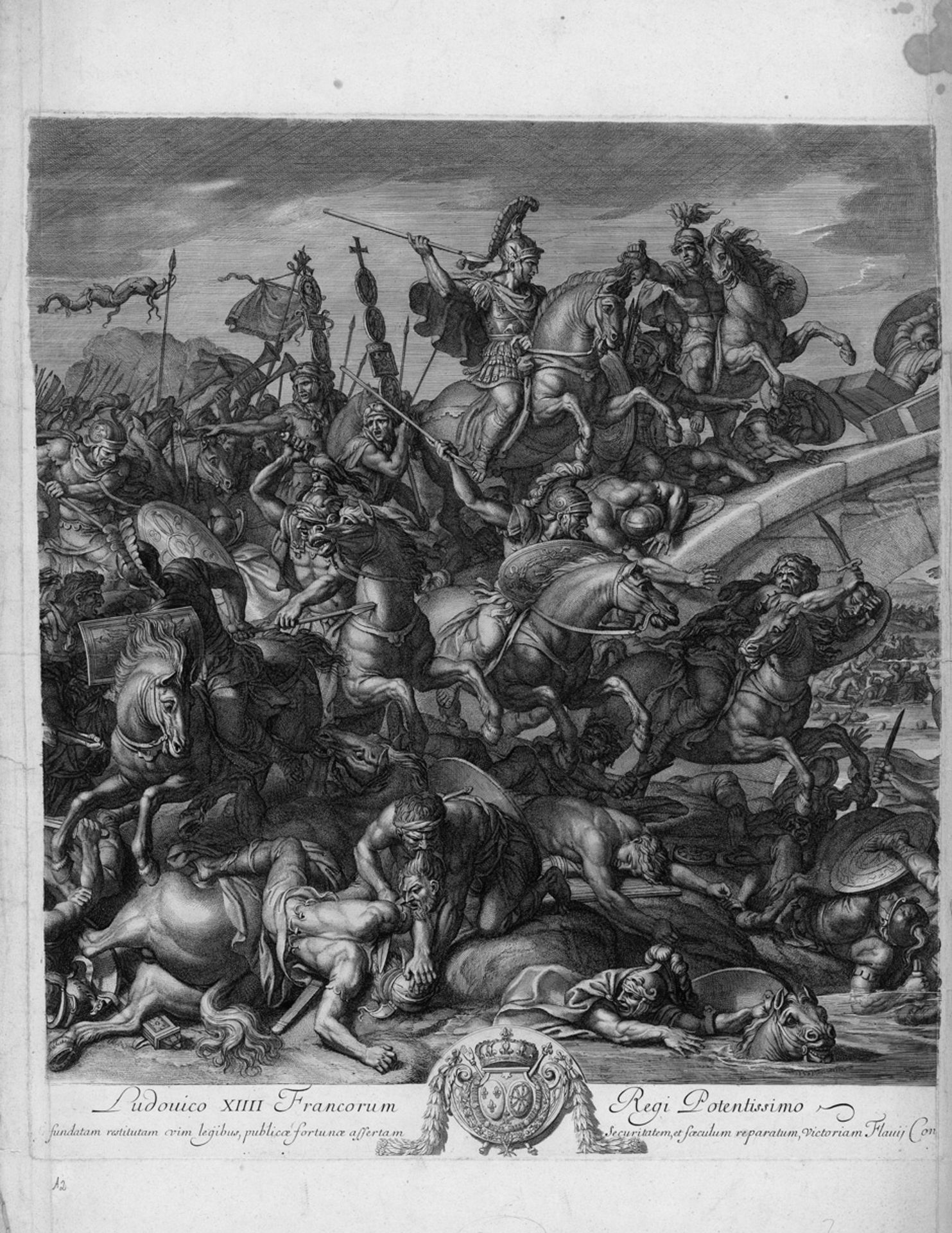 Audran, Gérard: Die Schlacht an der Milvischen Brücke Die Schlacht an der Milvischen Brücke. 3 - Bild 2 aus 3
