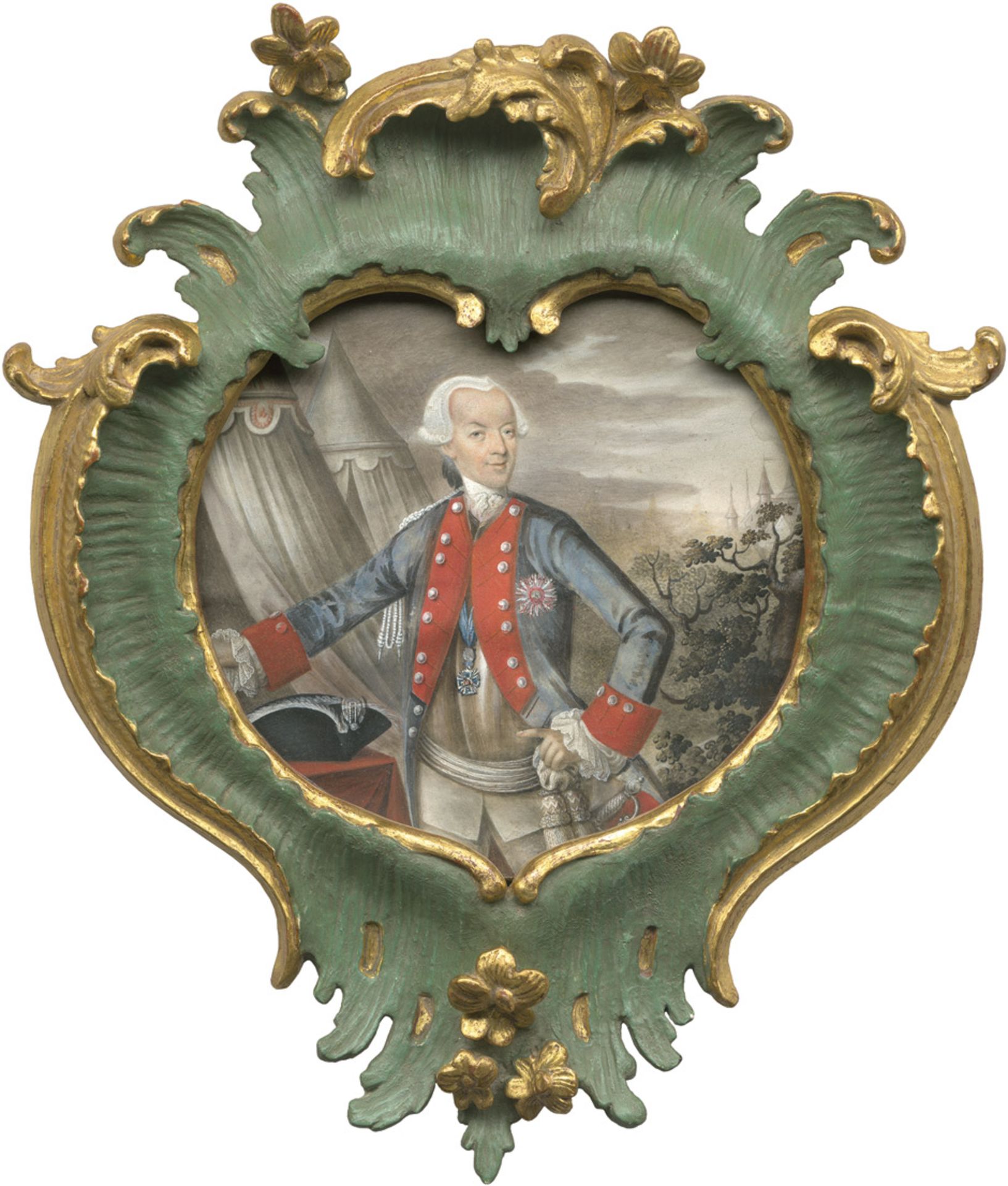 Deutsch: 1782. Bildnis Christoph Franz, Baron von Khronegg (1718-1786) in Uniform um 1770. Bildnis