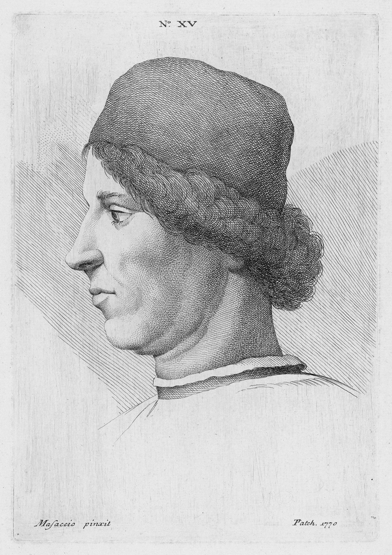 Patch, Thomas: Porträtköpfe Porträtköpfe. 11 (von 26) Radierungen nach Masaccio und Filippino Lippi.