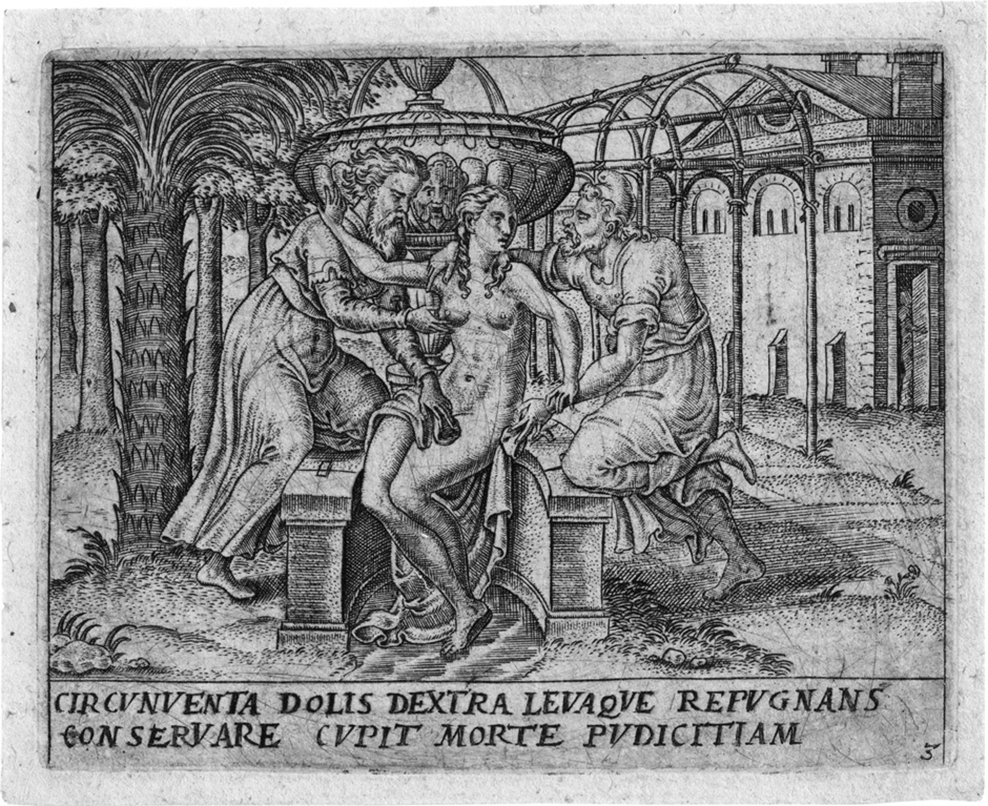 Bruyn, Abraham de: Die Geschichte der Susanna Die Geschichte der Susanna. 8 Kupferstiche