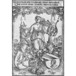 Dürer, Albrecht: Das Wappen der Scheurl und Tucher Das Wappen der Scheurl und Tucher. Holzschnitt.