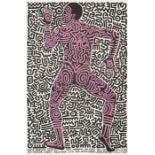 Haring, Keith: Into 84, Tony Shafrazi Gallery Into 84, Tony Shafrazi Gallery Lithographie auf Velin.