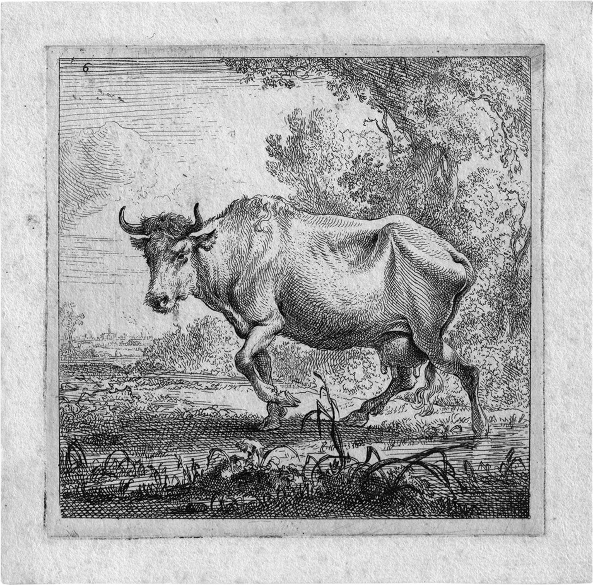 Berchem, Nicolaes: Die Folge der Kühe, mit dem Milchmädchen Die Folge der Kühe, mit dem