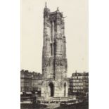 Baldus, Edouard-Denis: Tour St. Jacques, Paris "Tour St. Jacques, Paris". Late 1850s. Albumen print.