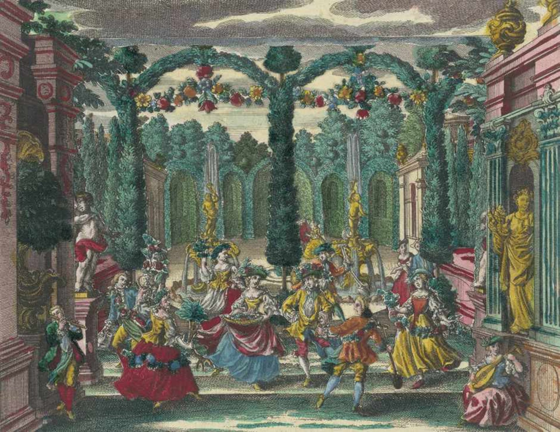 Engelbrecht, Martin: Präsentation eines schönen Garten Tanzfestes (Engelbrecht, Martin).